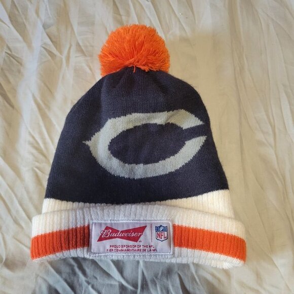 Chicago Bears Budweiser NFL Football Beanie/Toque - Picture 2 of 2